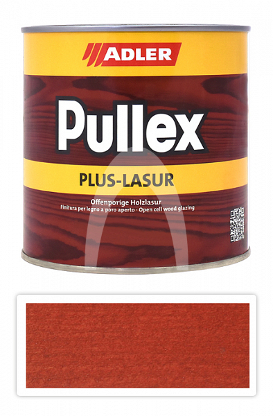 ADLER Pullex Plus Lasur - lazura na ochranu dřeva v exteriéru 0.75 l Rote Grutze ST 03/2
