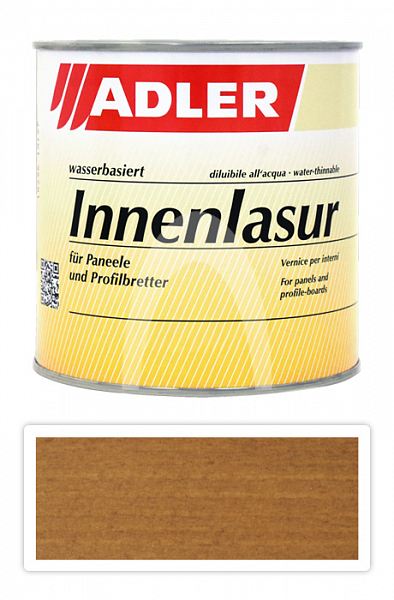 ADLER Innenlasur UV 100 - přírodní lazura na dřevo pro interiéry 0.75 l Dingo ST 06/3