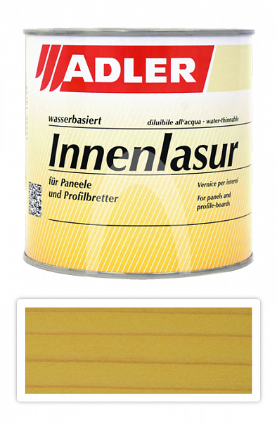ADLER Innenlasur UV 100 - přírodní lazura na dřevo pro interiéry 0.75 l Helios ST 12/1