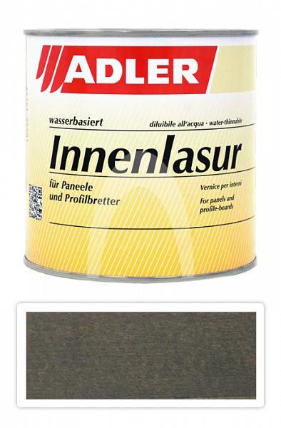 ADLER Innenlasur UV 100 - přírodní lazura na dřevo pro interiéry 0.75 l Silberrucken ST 05/4