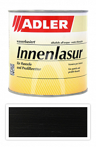 ADLER Innenlasur - vodou ředitelná lazura na dřevo pro interiéry 0.75 l Black Jack LW 12/5