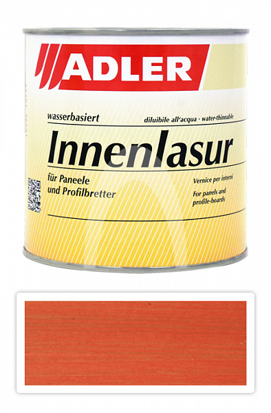 ADLER Innenlasur - vodou ředitelná lazura na dřevo pro interiéry 0.75 l Grosser Feuerfalter ST 08/4