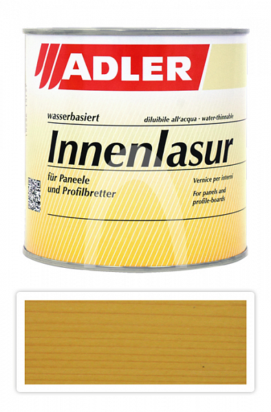 ADLER Innenlasur - vodou ředitelná lazura na dřevo pro interiéry 0.75 l Gruezi LW 16/1