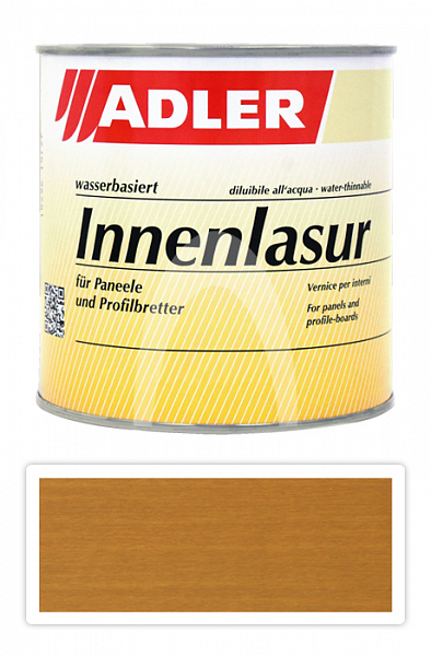 ADLER Innenlasur - vodou ředitelná lazura na dřevo pro interiéry 0.75 l Lockenkopf ST 01/4