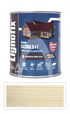 Lignofix LAZURA 3v1 - olejová lazura s biocidem 0.6 l Bílá