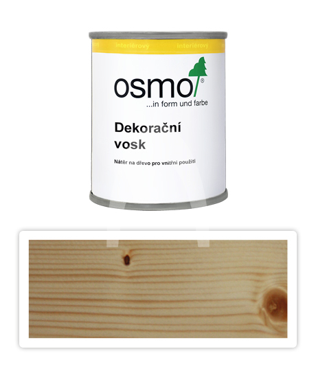 OSMO Dekorační vosk transparentní 0.125 l Bezbarvý 3101