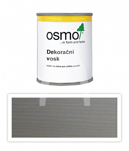 OSMO Dekorační vosk transparentní 0.125 l Hedvábně šedý 3119