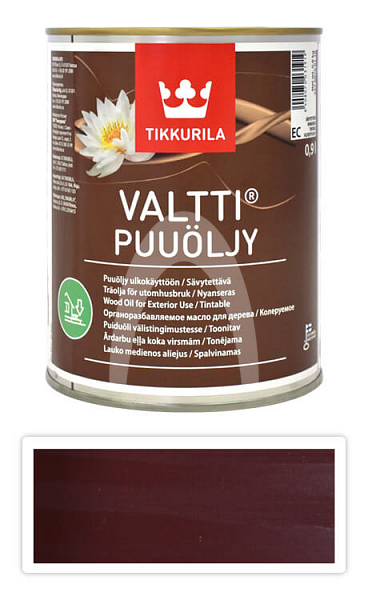 TIKKURILA Valtti wood oil - olej na terasy a nábytek 0.9 l Kihokki 5075