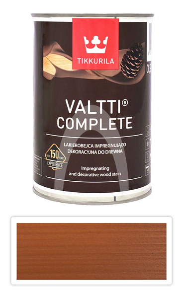TIKKURILA Valtti Complete - matná tenkovrstvá lazura s ochranou proti UV záření 0.9 l Kantarelli 505