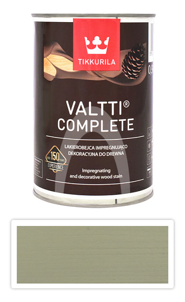 TIKKURILA Valtti Complete - matná tenkovrstvá lazura s ochranou proti UV záření 0.9 l Kaisla 5061