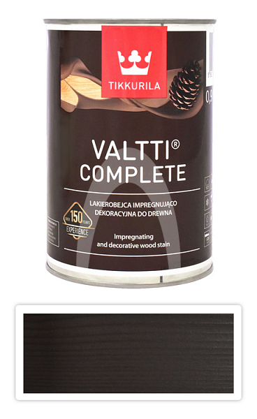 TIKKURILA Valtti Complete - matná tenkovrstvá lazura s ochranou proti UV záření 0.9 l Karhu 5074