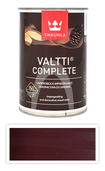 TIKKURILA Valtti Complete - matná tenkovrstvá lazura s ochranou proti UV záření 0.9 l Kihokki 5075