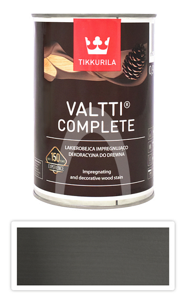 TIKKURILA Valtti Complete - matná tenkovrstvá lazura s ochranou proti UV záření 0.9 l Poro 5087