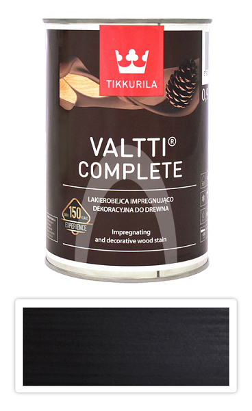 TIKKURILA Valtti Complete - matná tenkovrstvá lazura s ochranou proti UV záření 0.9 l Piki 5089