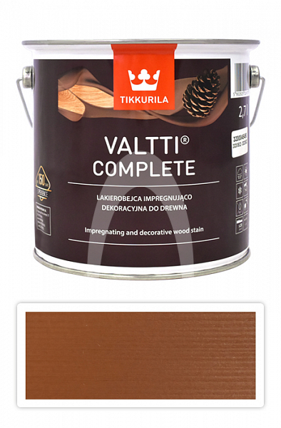 TIKKURILA Valtti Complete - matná tenkovrstvá lazura s ochranou proti UV záření 2.7 l Vahvero 5053