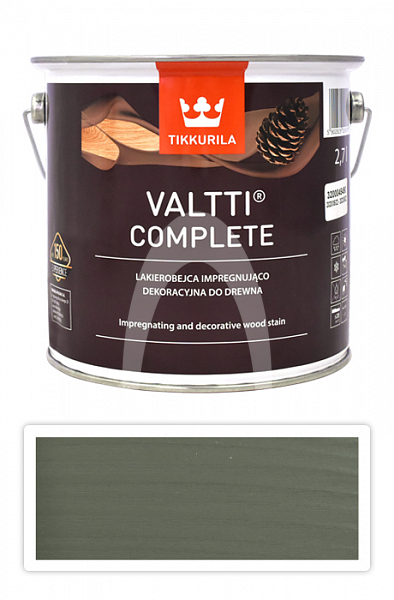 TIKKURILA Valtti Complete - matná tenkovrstvá lazura s ochranou proti UV záření 2.7 l Näre 5068