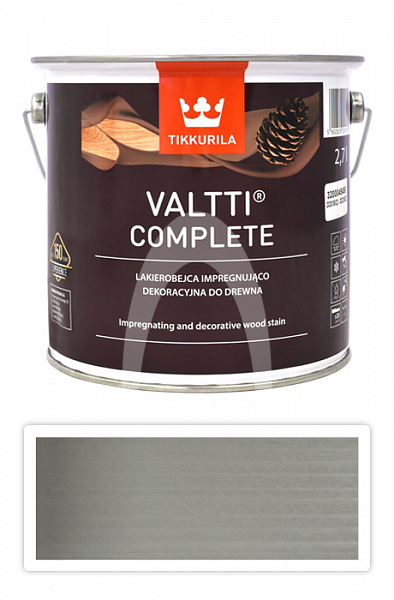 TIKKURILA Valtti Complete - matná tenkovrstvá lazura s ochranou proti UV záření 2.7 l Kaste 5081