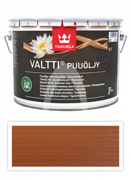 TIKKURILA Valtti wood oil - olej na terasy a nábytek 9 l Kantarelli 5054