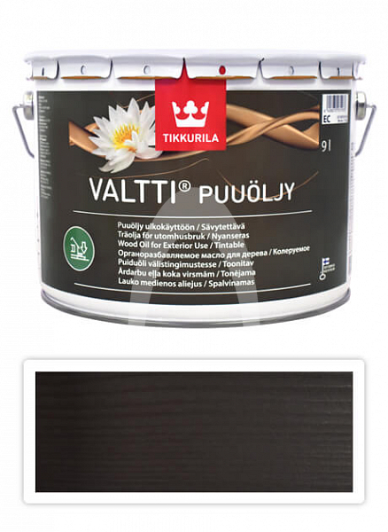 TIKKURILA Valtti wood oil - olej na terasy a nábytek 9 l Karhu 5074