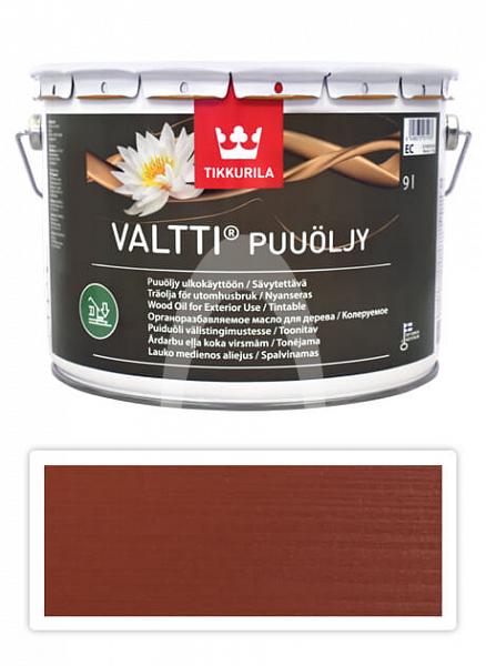 TIKKURILA Valtti wood oil - olej na terasy a nábytek 9 l Kettu 5056