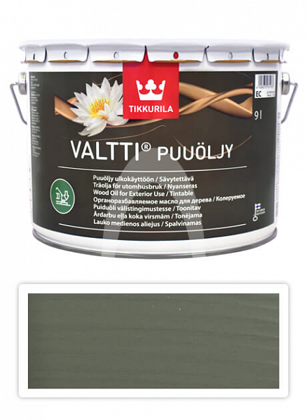 TIKKURILA Valtti wood oil - olej na terasy a nábytek 9 l Näre 5068