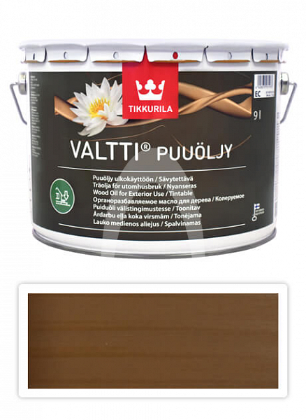 TIKKURILA Valtti wood oil - olej na terasy a nábytek 9 l Ruoko 5070