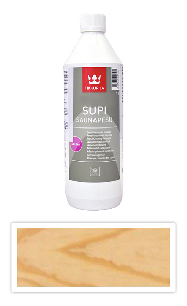 TIKKURILA Supi saunapesu cleaner - čisticí prostředek na sauny 1 l Bezbarvý