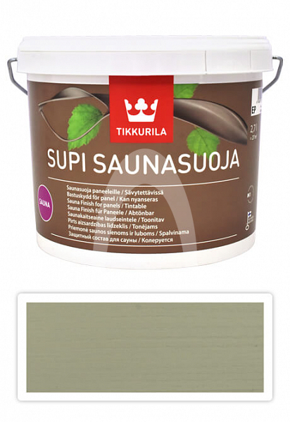 TIKKURILA Supi Sauna Finish - akrylátový lak do sauny 2.7 l Kaisla 5061