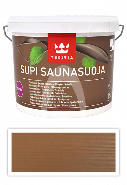 TIKKURILA Supi Sauna Finish - akrylátový lak do sauny 2.7 l Pihka 5051