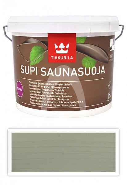 TIKKURILA Supi Sauna Finish - akrylátový lak do sauny 2.7 l Tuohi 5062