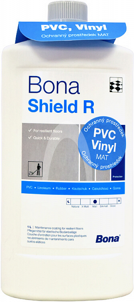 BONA Shield R - polyuretanová údržbová politura pro všechny elastické podlahy 1 l Mat