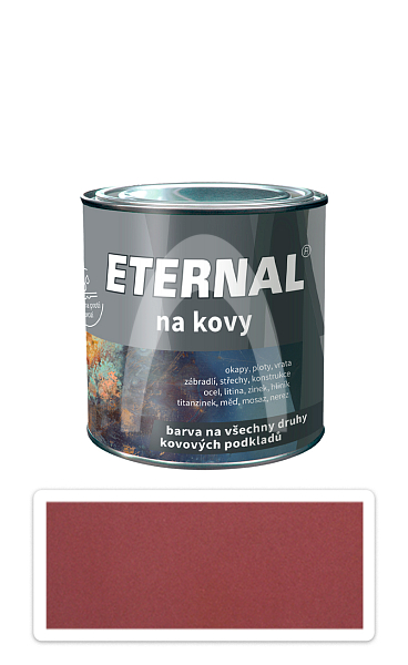 ETERNAL Na kovy - antikorozní barva na kov 0.35 l Červenohnědá 407