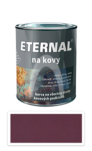 ETERNAL Na kovy - antikorozní barva na kov 0.7 l Višňová 423