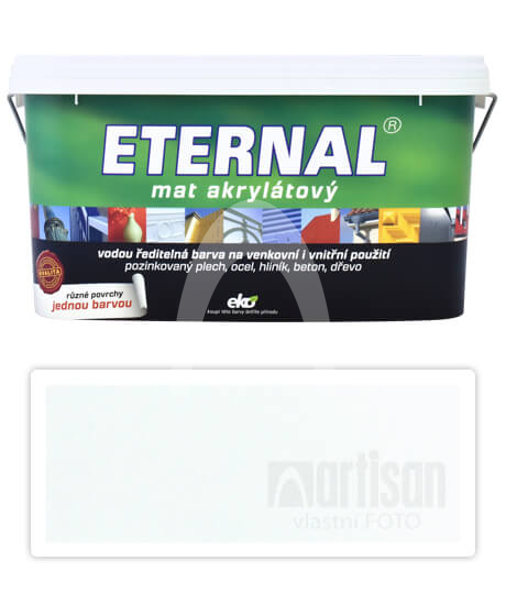 ETERNAL Mat akrylátový - vodou ředitelná barva 5 l Bílá 01