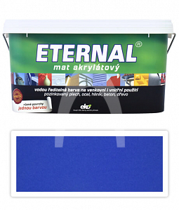 ETERNAL Mat akrylátový - vodou ředitelná barva 5 l Modrá 016