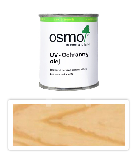 OSMO UV Olej Extra pro interiéry i exteriéry 0.125 l Bezbarvý 410