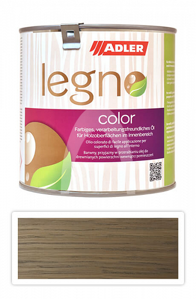 ADLER Legno Color - zbarvující olej pro ošetření dřevin 0.75 l SK 04