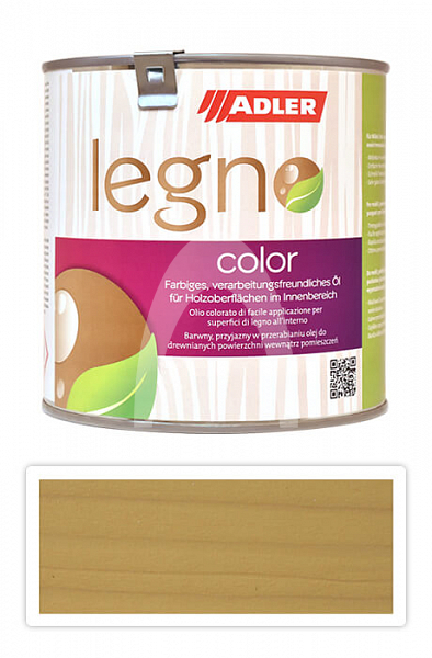 ADLER Legno Color - zbarvující olej pro ošetření dřevin 0.75 l Flou ST 14/5
