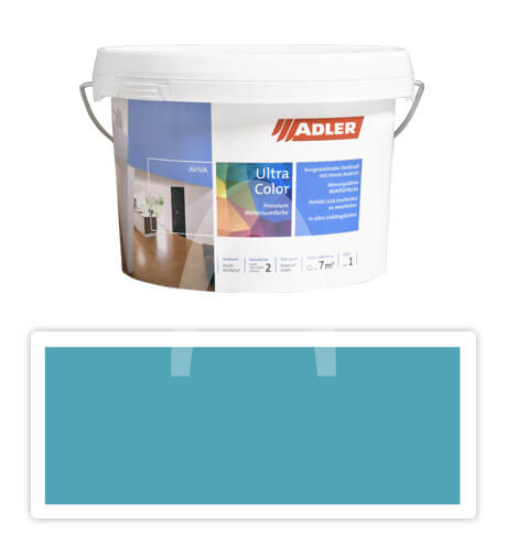 Adler Aviva Ultra Color - malířská barva na stěny v interiéru 1 l Gletscherspalte AS 17/5