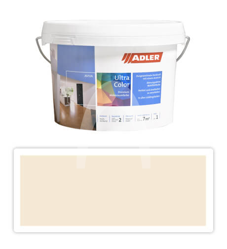 Adler Aviva Ultra Color - malířská barva na stěny v interiéru 1 l Schneegestöber AS 10/1