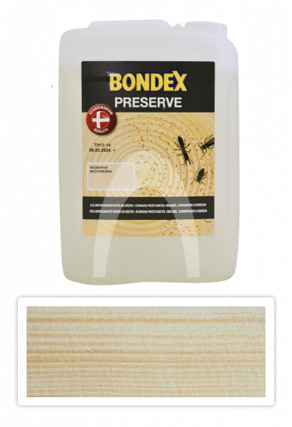 BONDEX Preserve - impregnace dřeva pro exteriéry 5 l Bezbarvá