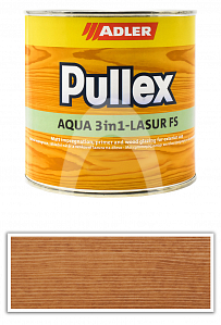 ADLER Pullex Aqua 3in1-Lasur FS - tenkovrstvá matná lazura na dřevo v exteriéru 0.75 l Modřín
