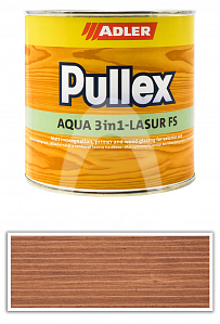 ADLER Pullex Aqua 3in1-Lasur FS - tenkovrstvá matná lazura na dřevo v exteriéru 0.75 l Ořech