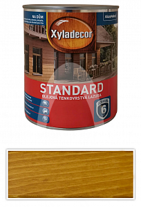 XYLADECOR Standard - olejová tenkovrstvá lazura na dřevo 0.75 l Dub