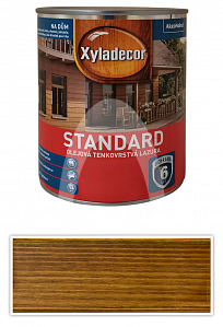 XYLADECOR Standard - olejová tenkovrstvá lazura na dřevo 0.75 l Kaštan
