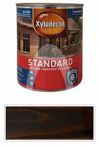XYLADECOR Standard - olejová tenkovrstvá lazura na dřevo 0.75 l Palisandr
