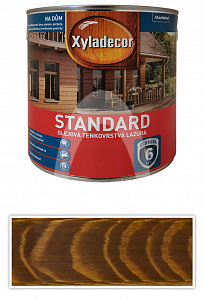 XYLADECOR Standard - olejová tenkovrstvá lazura na dřevo 2.5 l Ořech