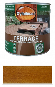 XYLADECOR Terrace - protiskluzová tenkovrstvá lazura na dřevěné terasy 2.5 l Borovice