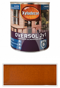 XYLADECOR Oversol 2v1 - tixotropní silnovrstvá lazura na dřevo 0.75 l Meranti