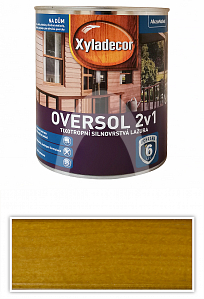 XYLADECOR Oversol 2v1 - tixotropní silnovrstvá lazura na dřevo 0.75 l Vlašský ořech